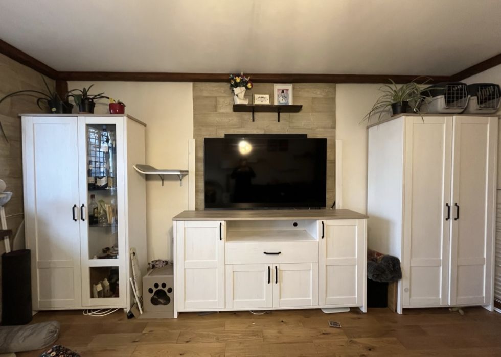 Zestaw mebli komoda szafa witryna - mozliwy transport