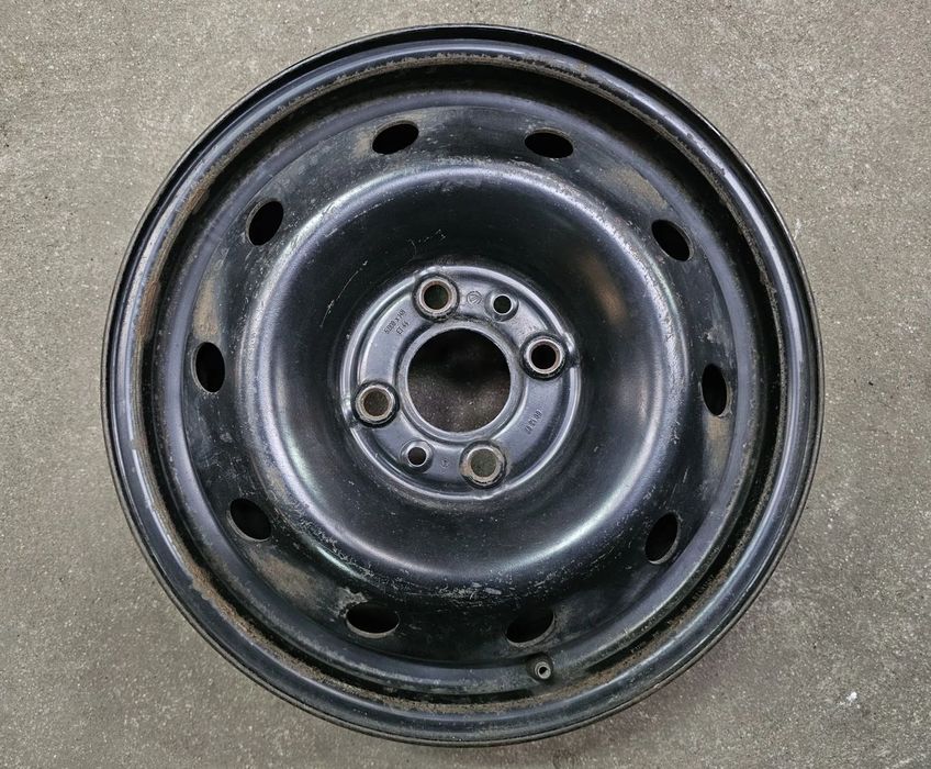 (V56) Felga stalowa 14&#039;&#039; Fiat Lancia Panda 500 Punto Ford Ka Citroen Nemo Peugeot Bipper / 5Jx14 ET44 4x98