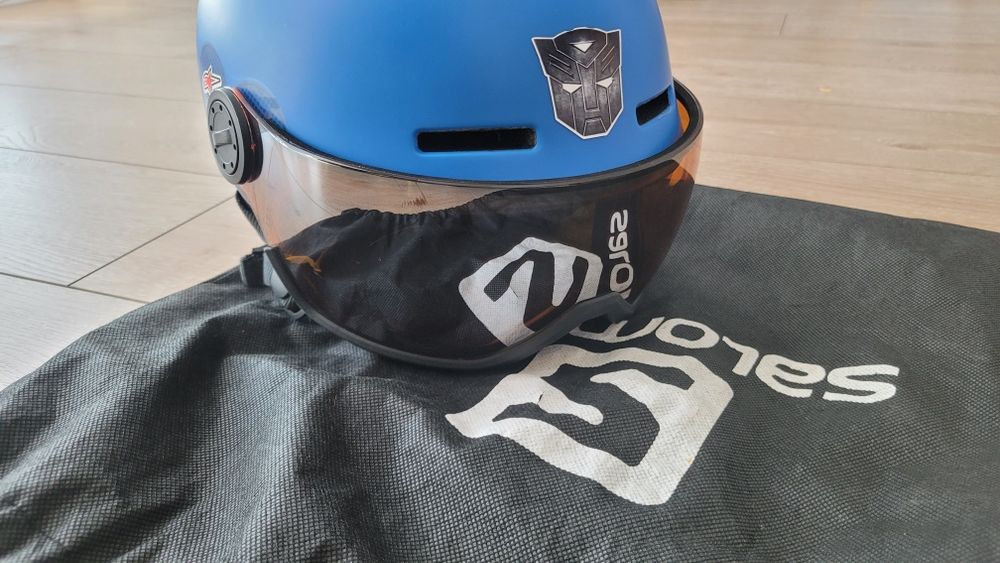 Kask narciarski dziecięcy junior Salomon Grom Visor z goglami 53-56cm