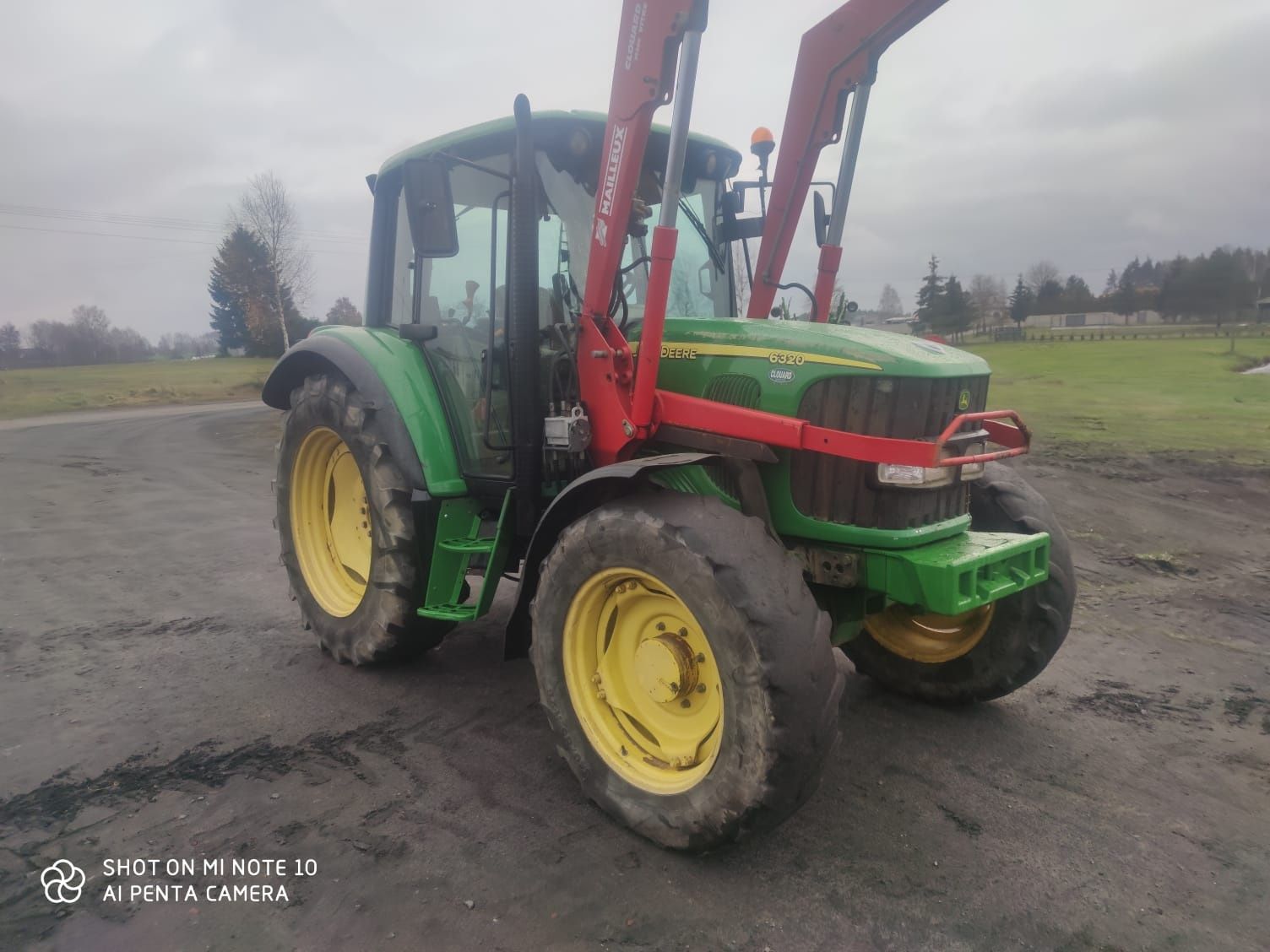 John Deere 6320 z turem Maillux , skrzynia biegów 40 km