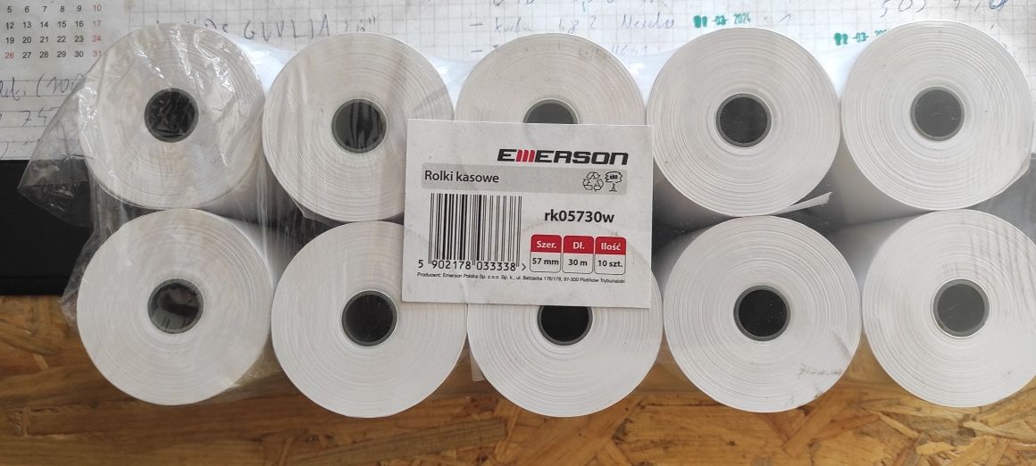 Rolki Offsetowe Emerson 57mmx30m RK05730W