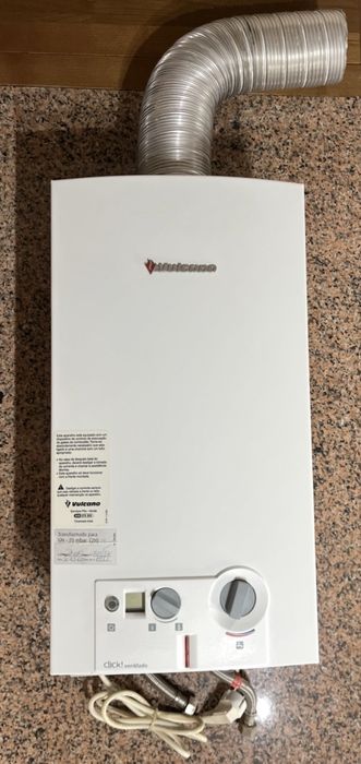 Vendo Esquentador Vulcano Click! Ventilado – Gás Natural