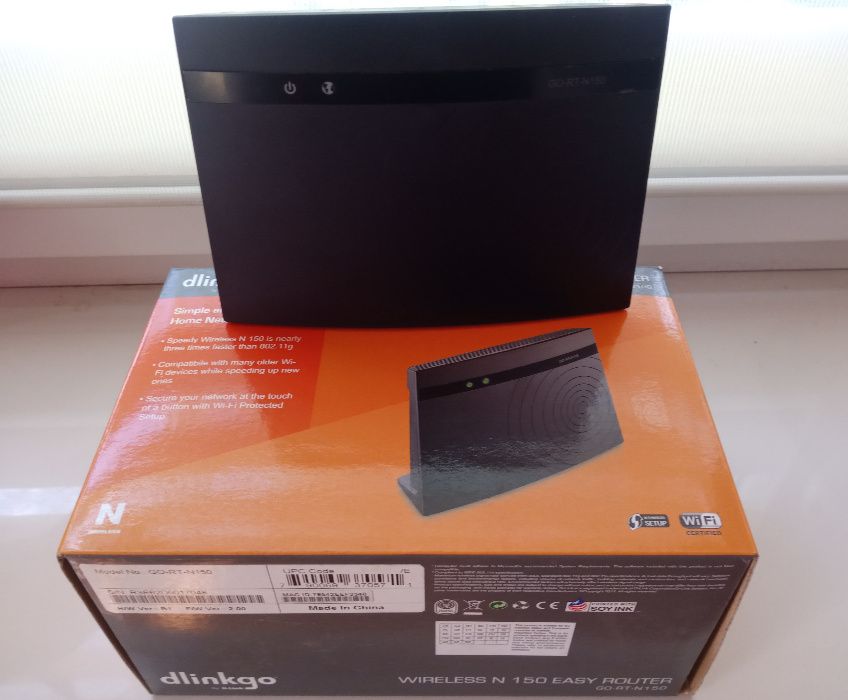 Router D-Link GO-RT-N150 (802.11b/g/n 150Mb/s 2.4 GHz)