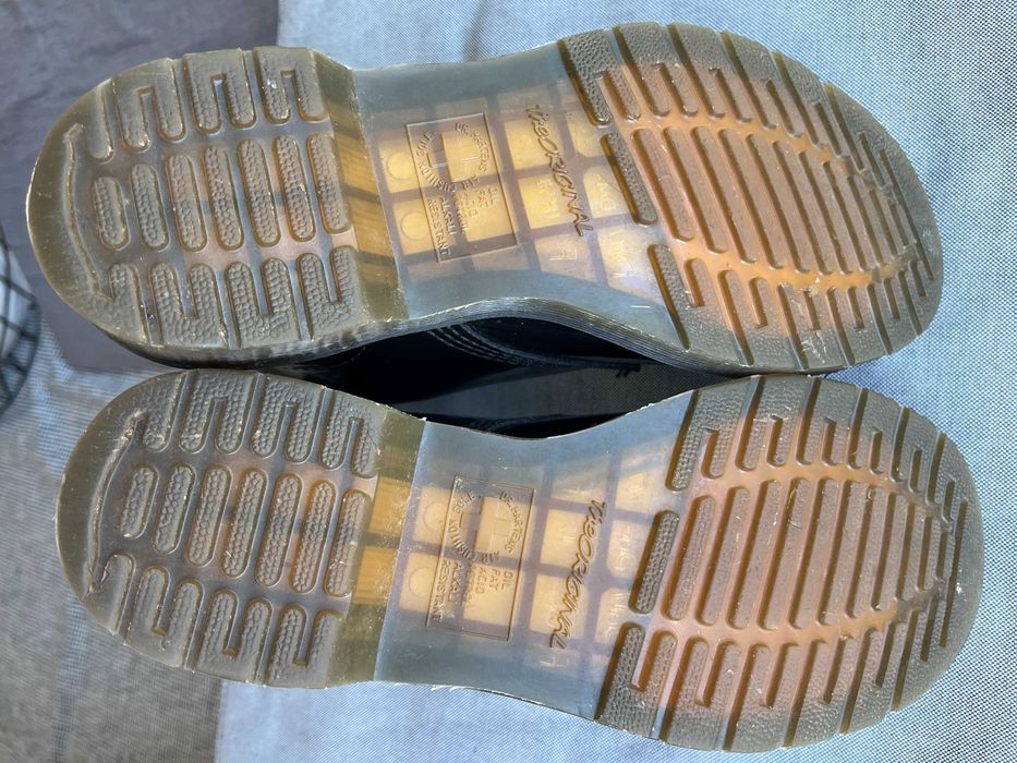 Bota Dr. Martens ORIGINAL Preta envernizada - Tamanho 38 EU