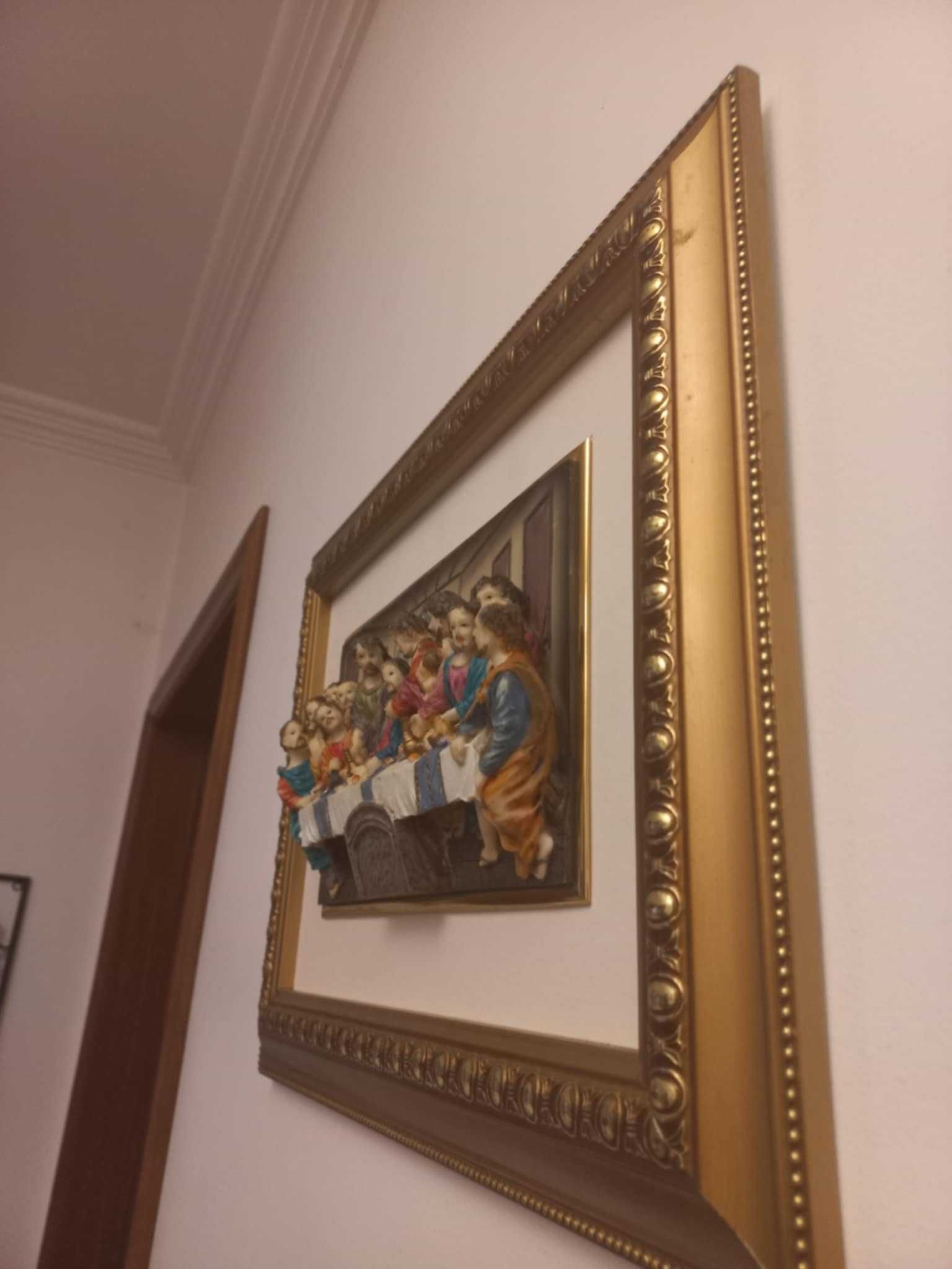 Quadro 3D "A Última Ceia"