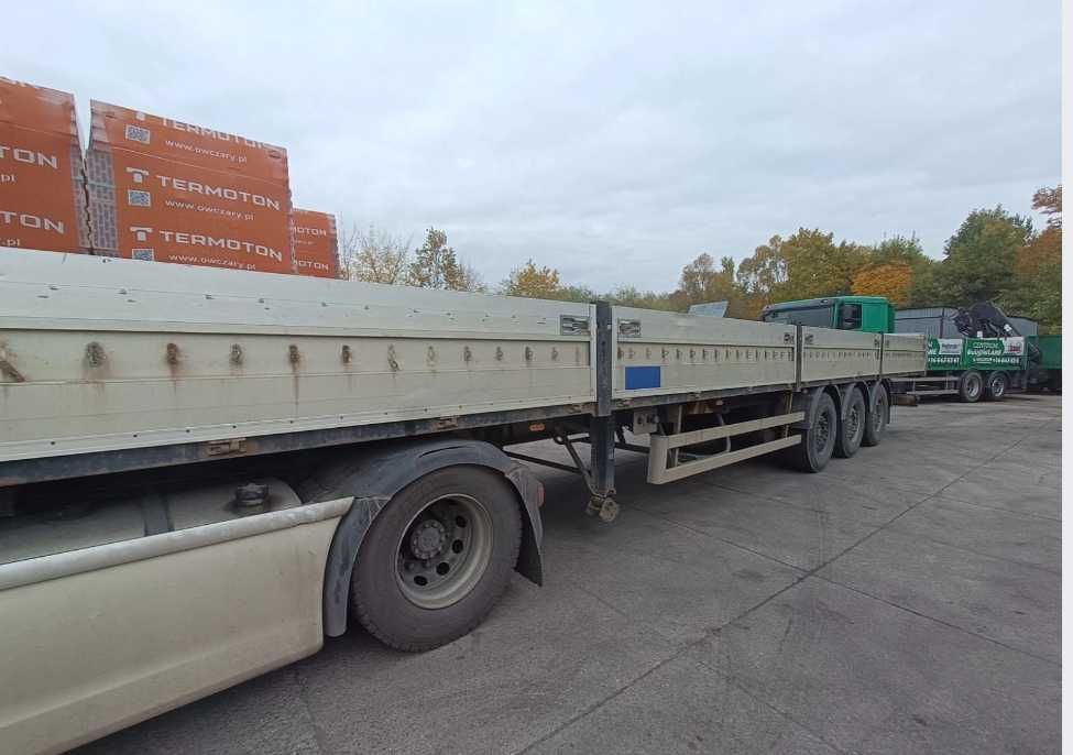 BODEX KIS 3P – бортовий напівпричіп, хороший стан, готовий до роботи