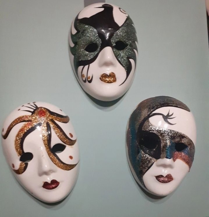 Máscaras de parede de loiça 10cm