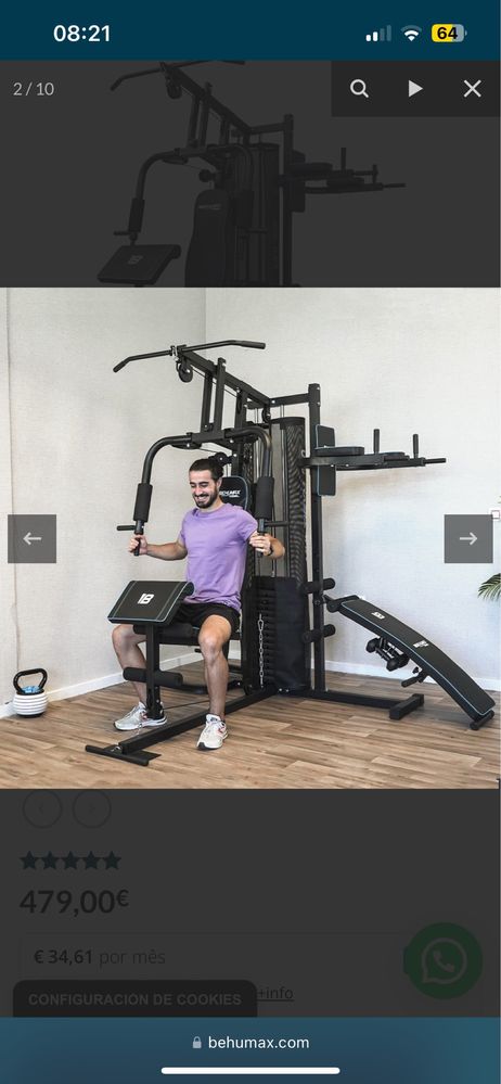 Máquina multiestação Multigym 500