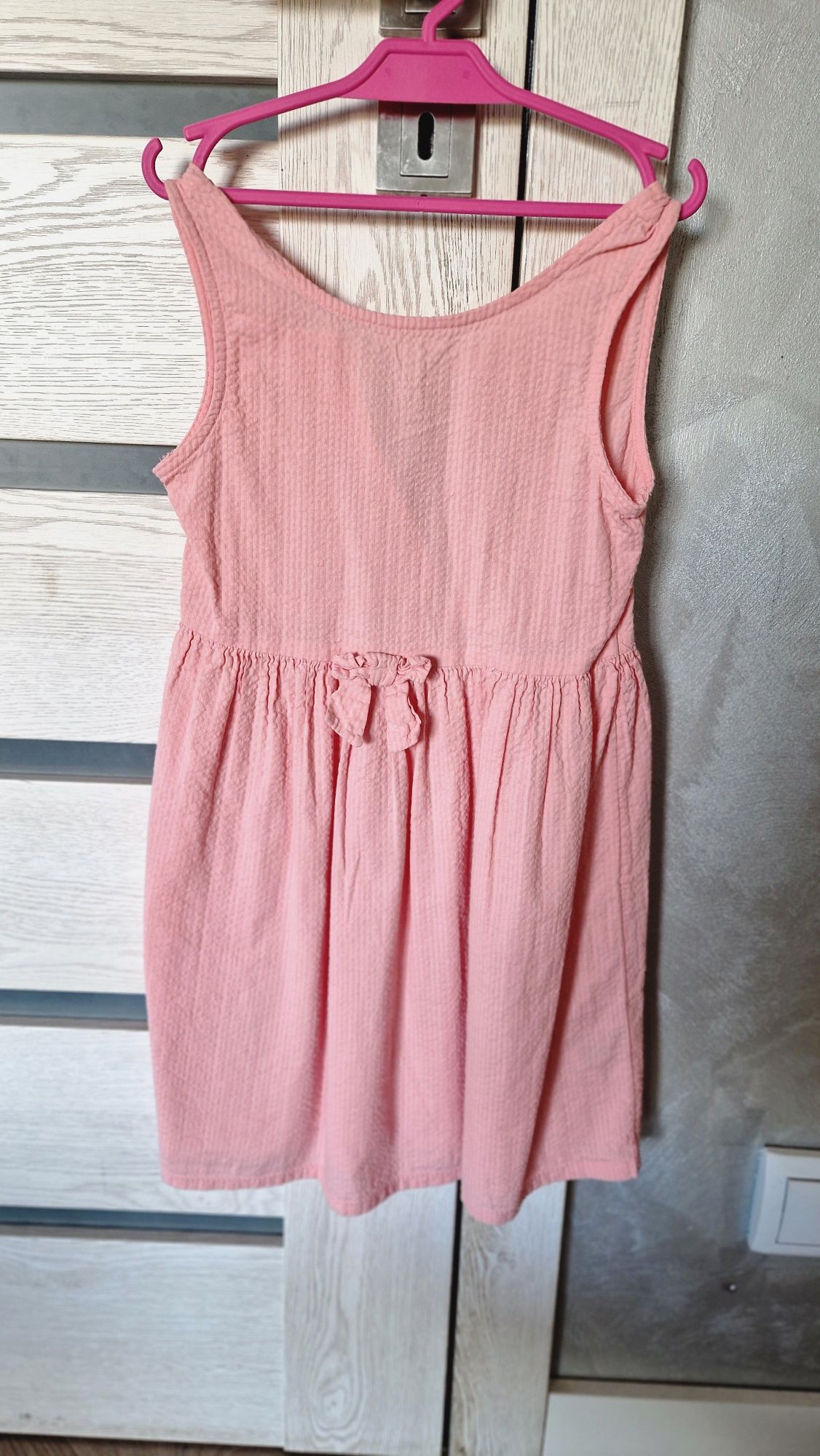 Sukienka H&M r 122/128 różowe