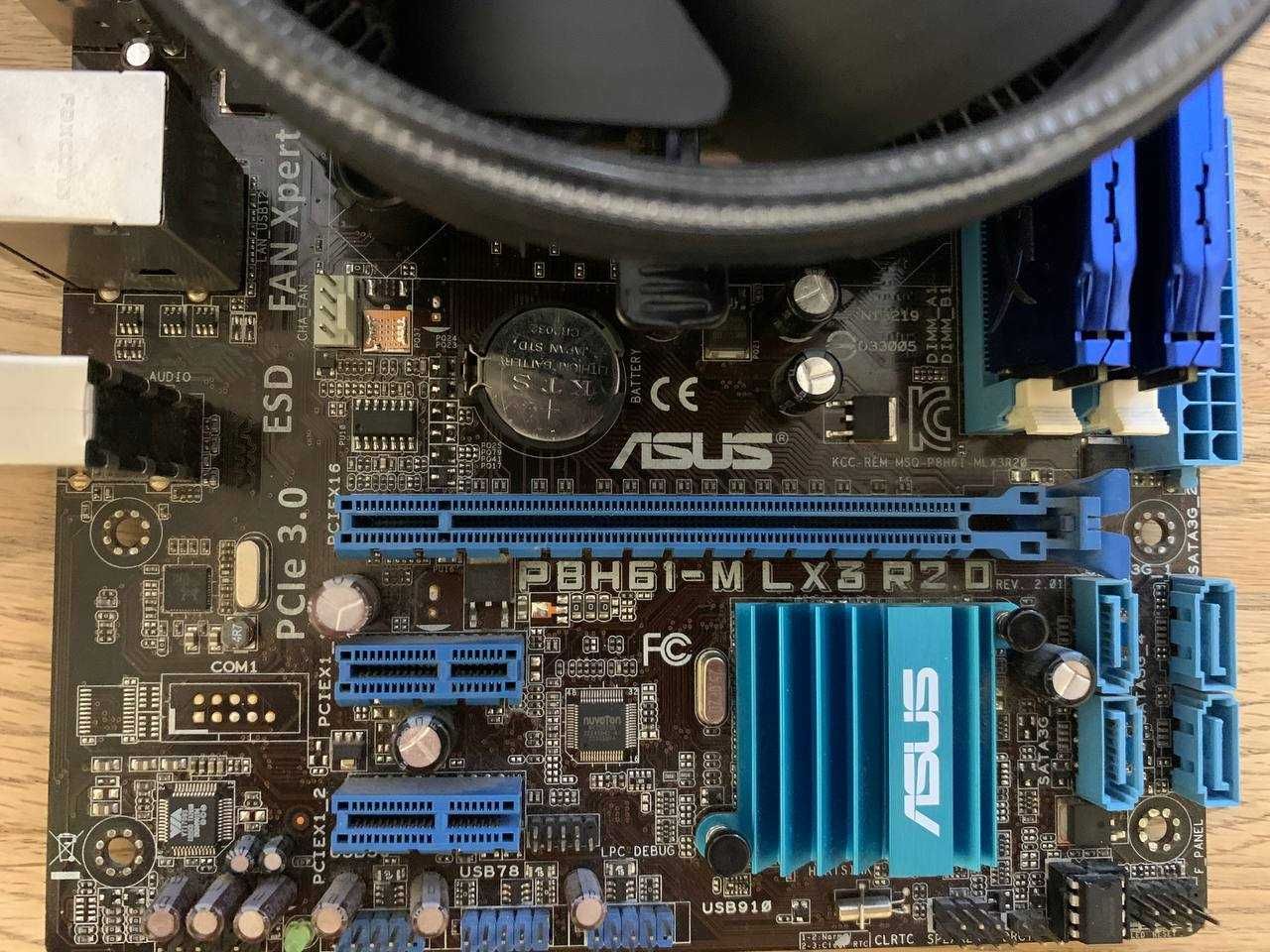 Комплект: Материнська P8H61-MLX3 R2.0 Процессор Intel i5-3470 ОЗУ 16Gb