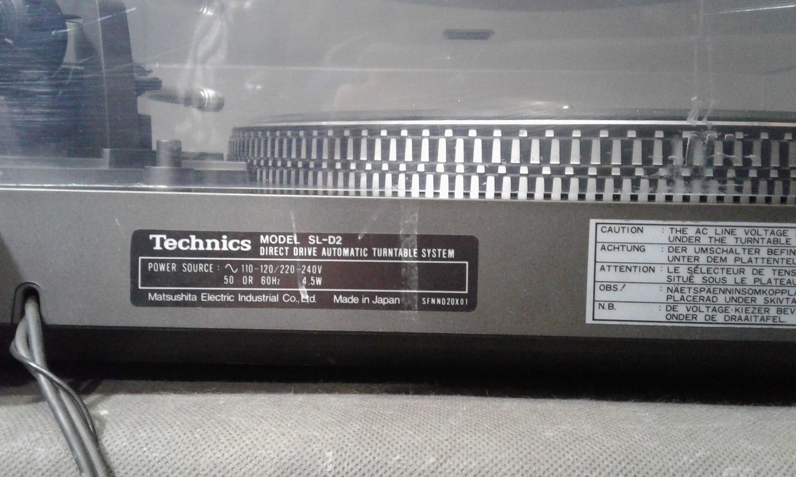 TECHNICS SL-D2,gramofon stereo