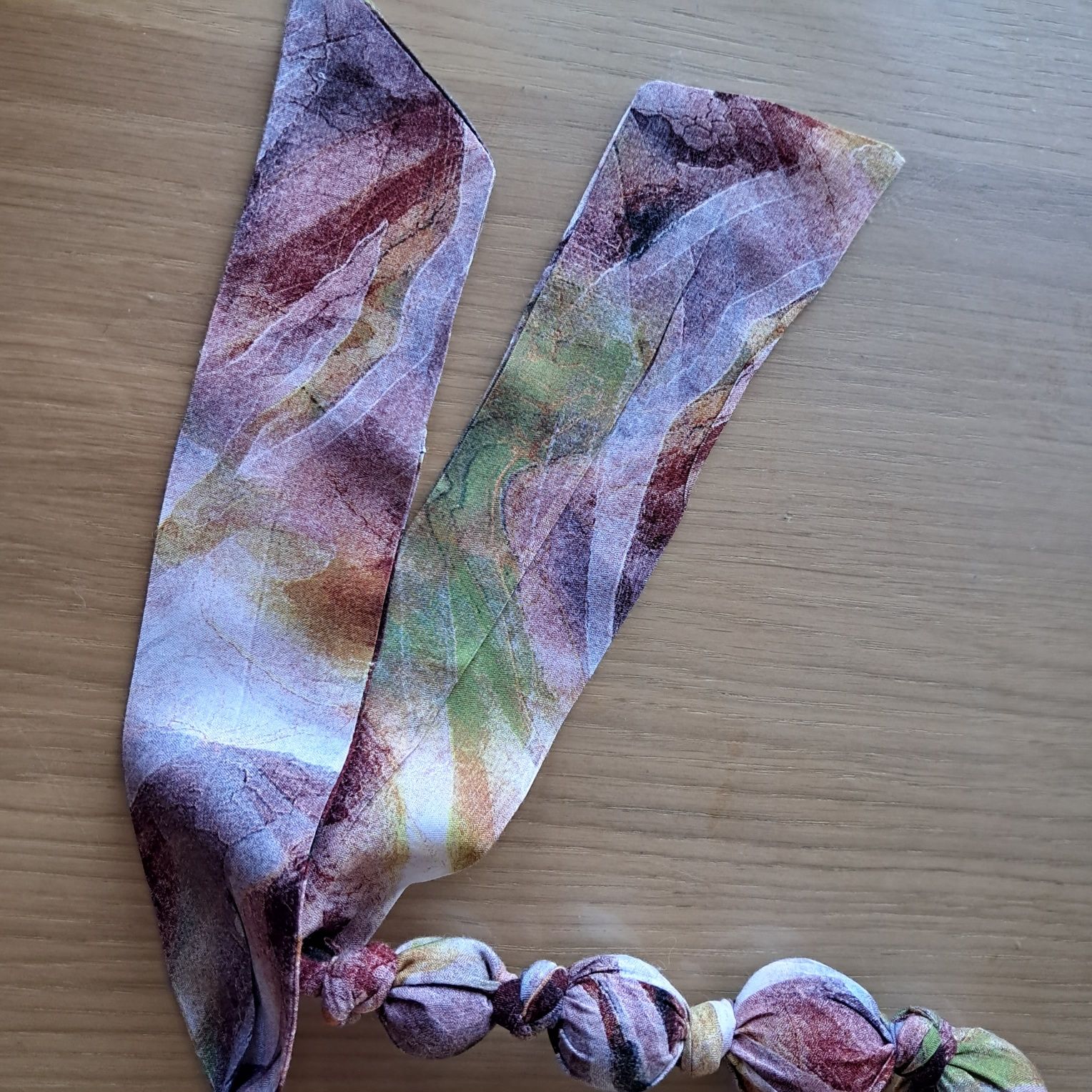 Naszyjnik korale pasek Handmade