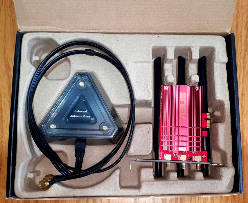 Placa PCI-E wifi ASUS PCE-AC66 Dual- Band AC1750