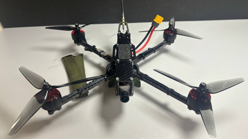 fpv дрон 8 дюймів аналог новий повністю готовий до польоту