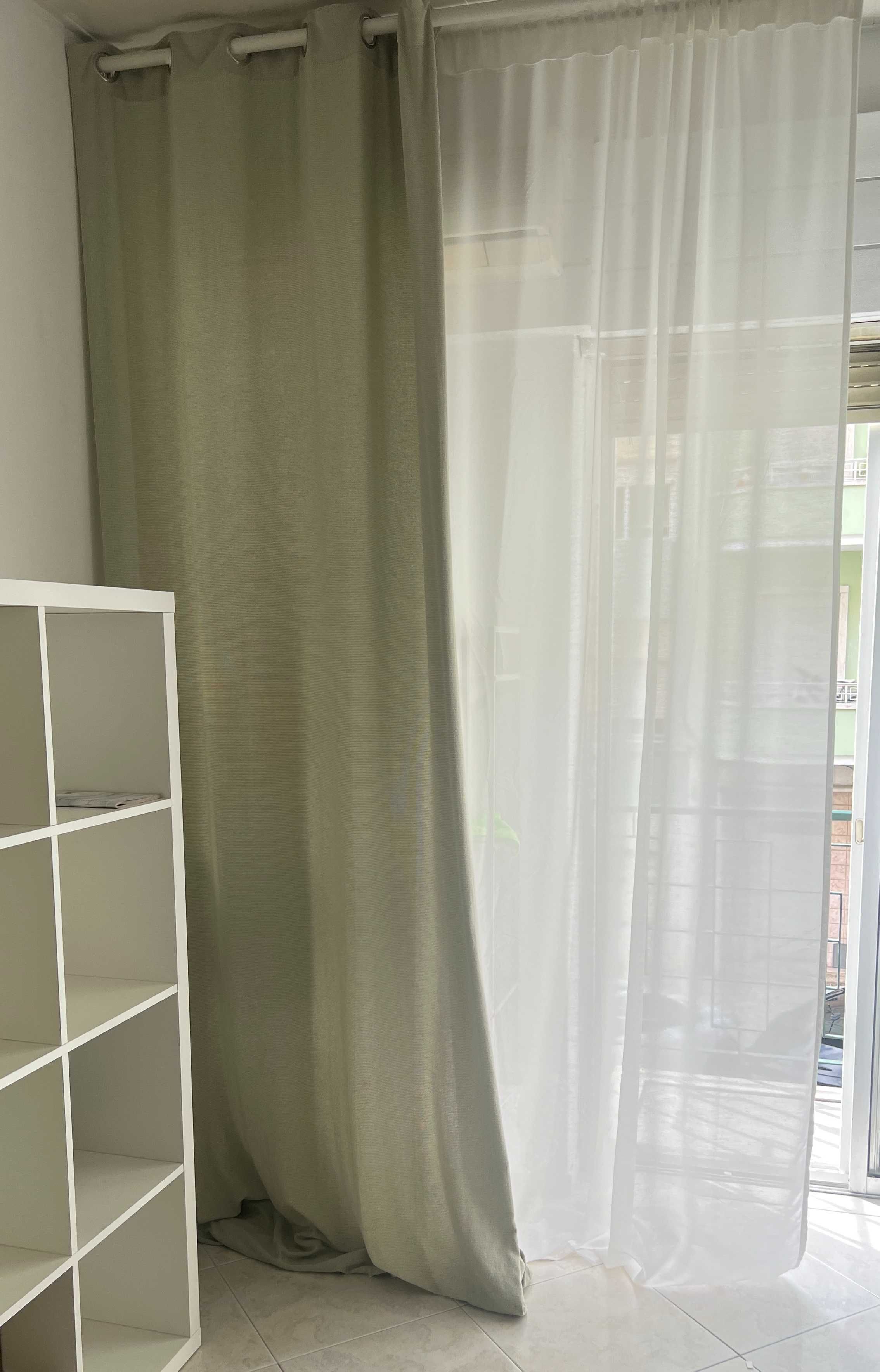 Conjunto de dois cortinados
