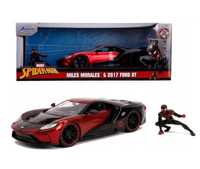 Model Jada Spider Man Miles Morales Ford GT plus figurka skala 1 24