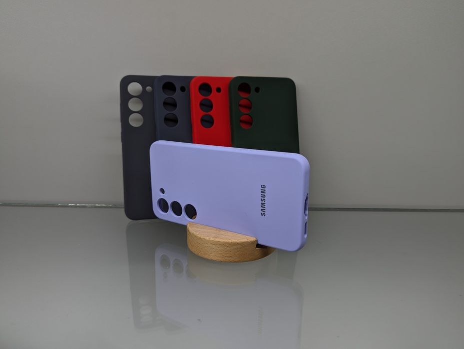Топ! Samsung S23 Премиум софт тач с логотипом чехол чохол