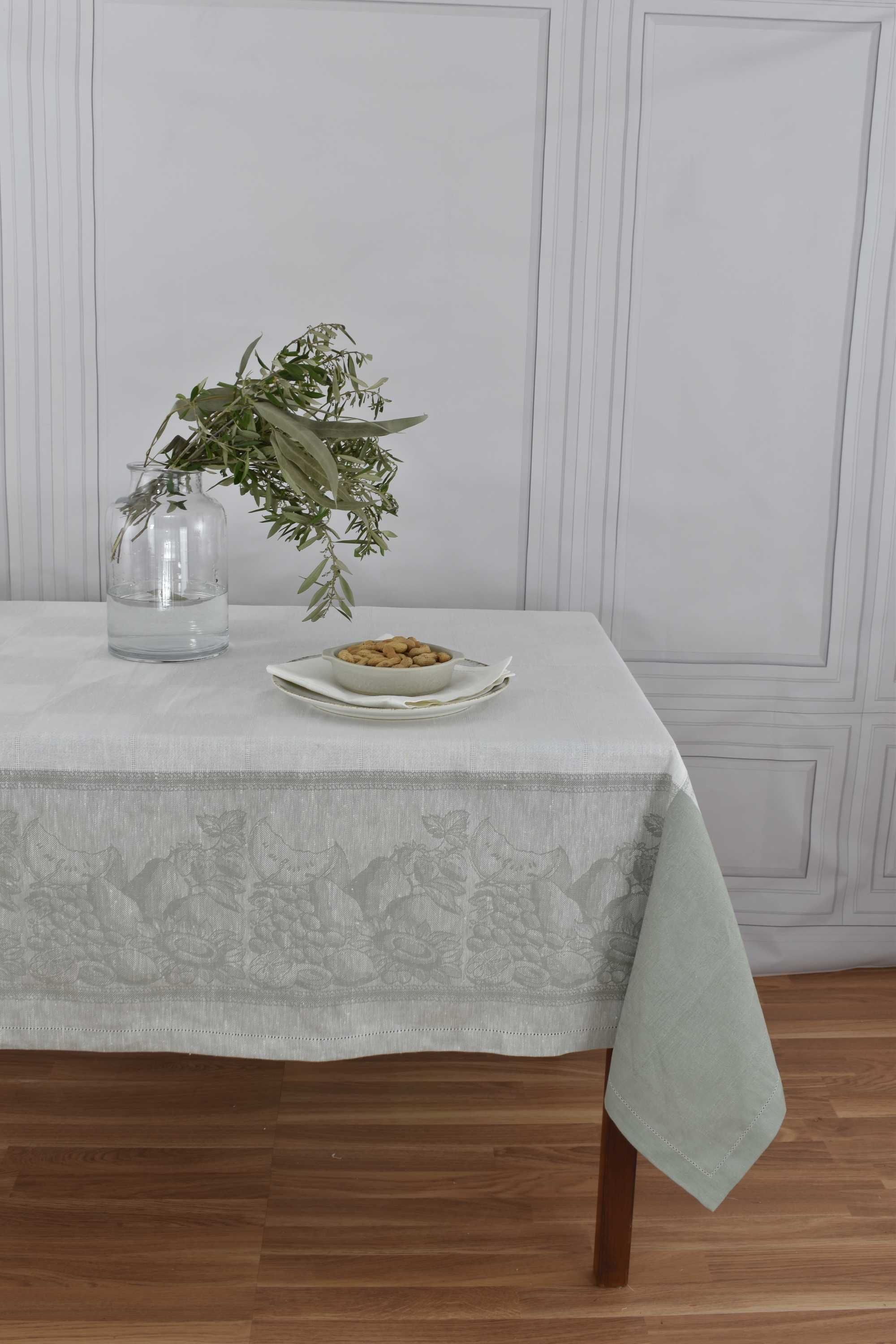 Toalha de mesa com Frutos, 150x250 cm ,jacquard, rectangular