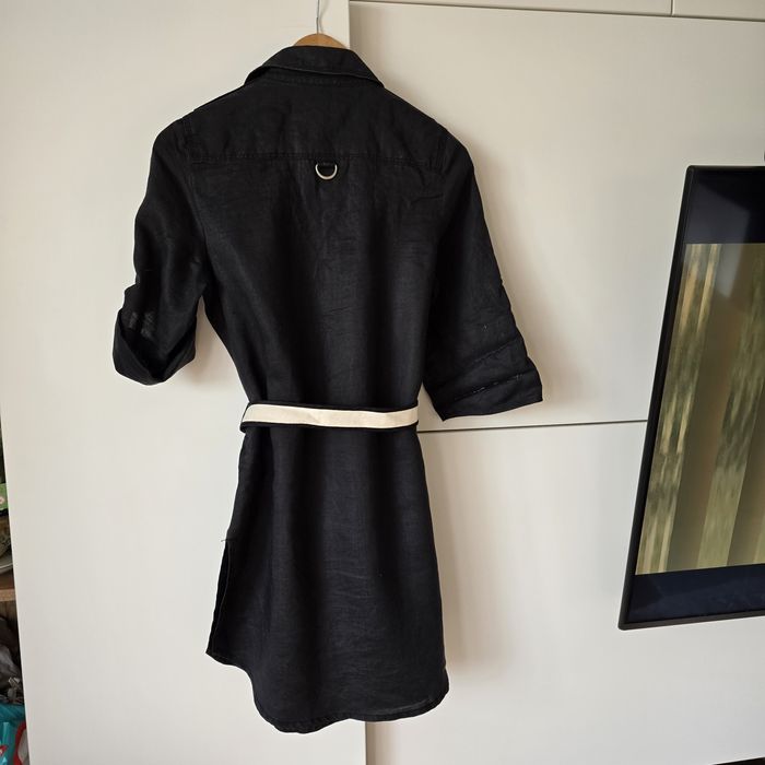 Sukienka Zara xs 34 s 36 ramio ramie szmizjerka mini koszulowa