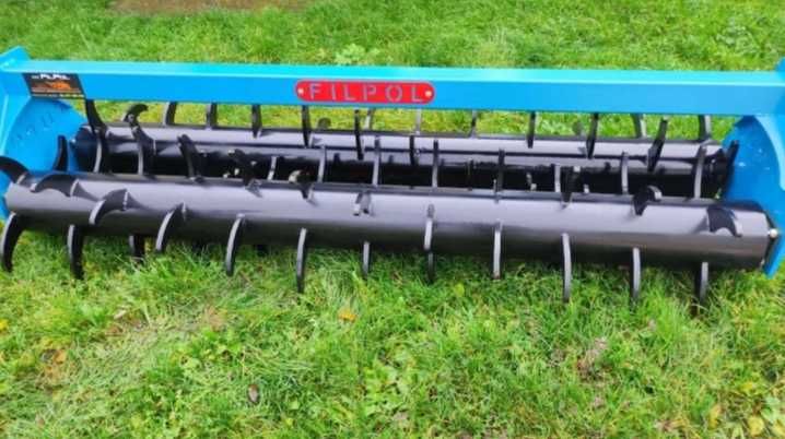 wał kolczasty mulczujący, mulczer