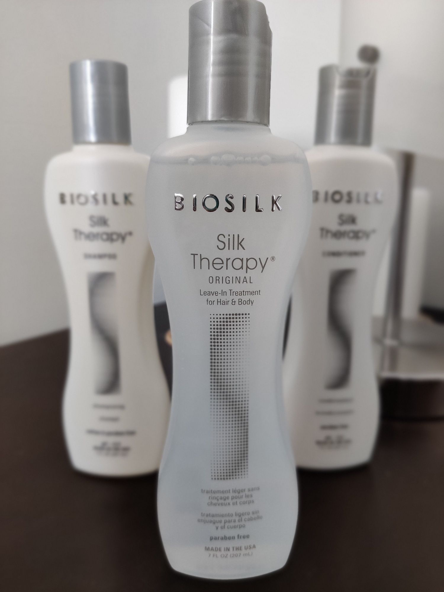 Biosilk Silk Terapy шампунь, кондиционер, масло для волос