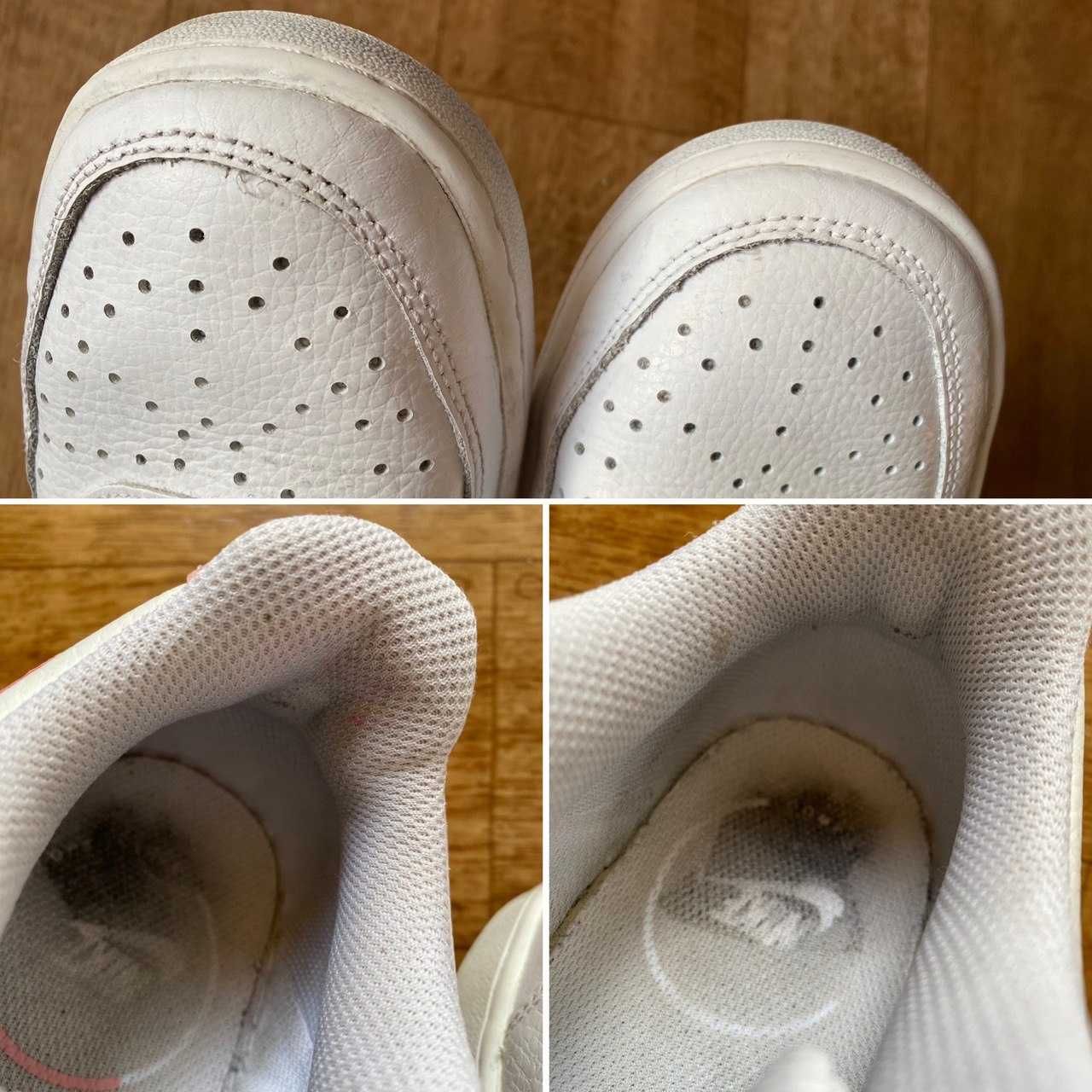 Білі шкіряні кросівки Nike оригінал