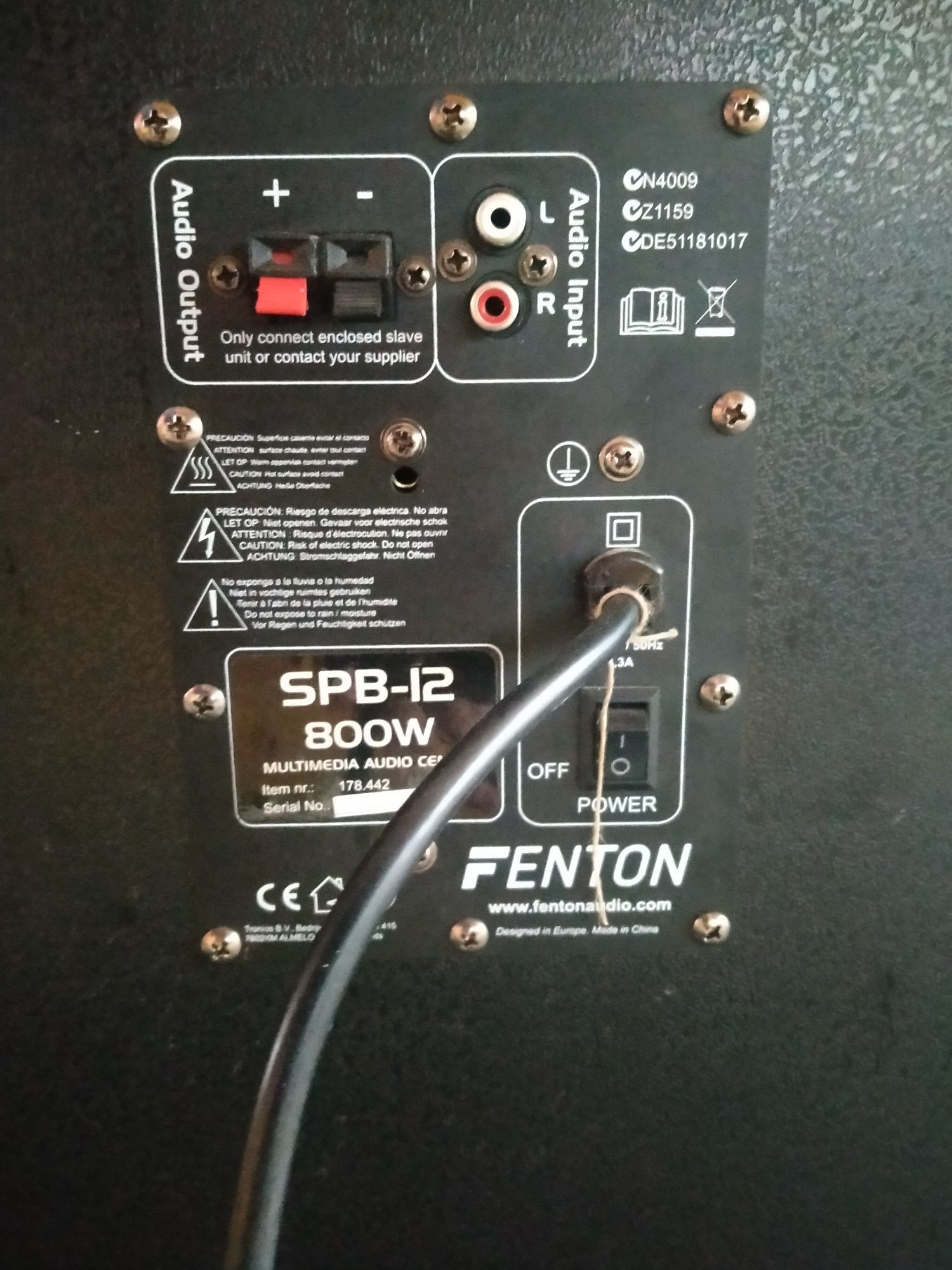 Głośniki fenton SPB 12 800 w