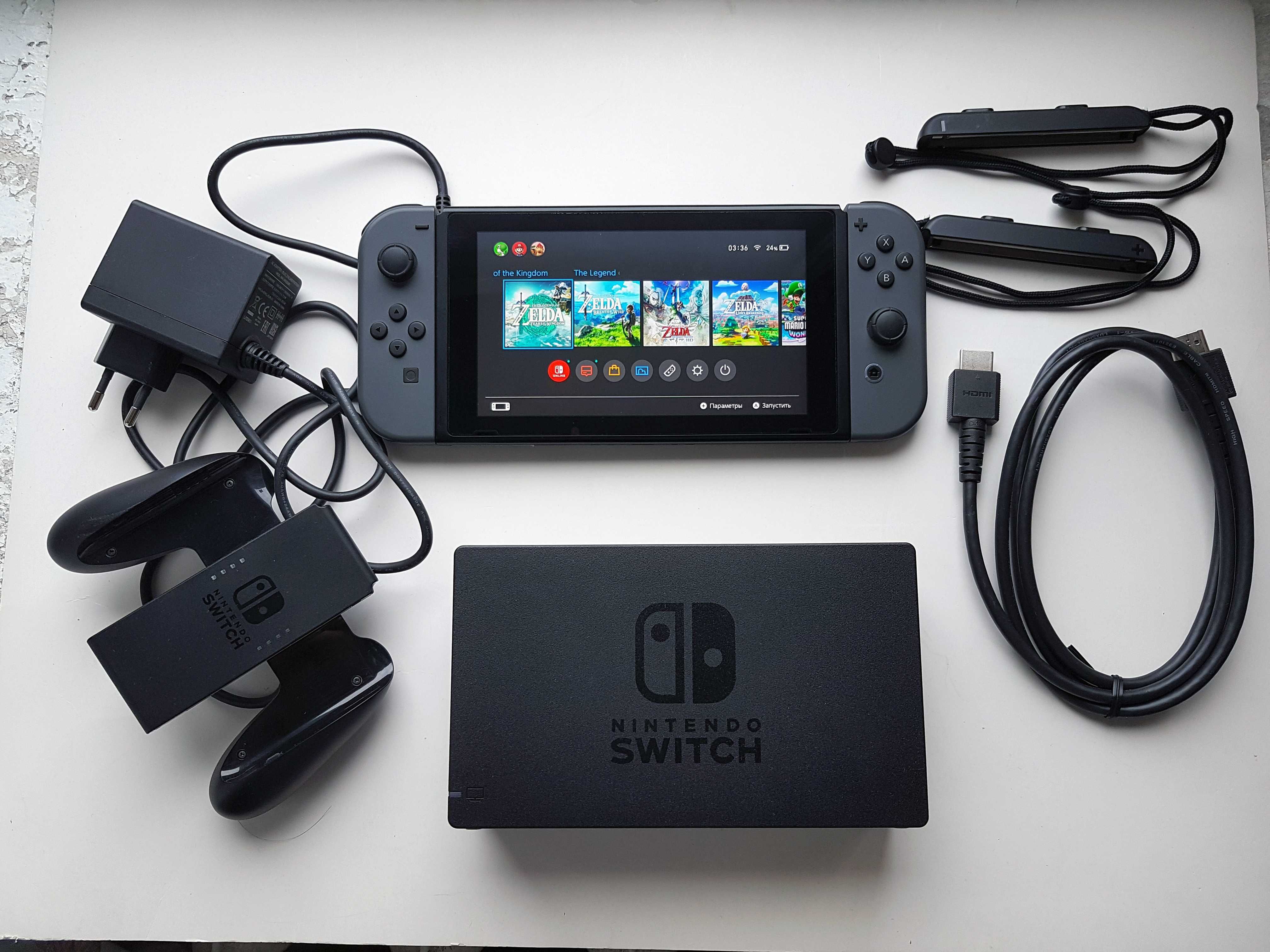 Nintendo Switch + 128GB со всеми играми. Полный комплект Киев Доставка