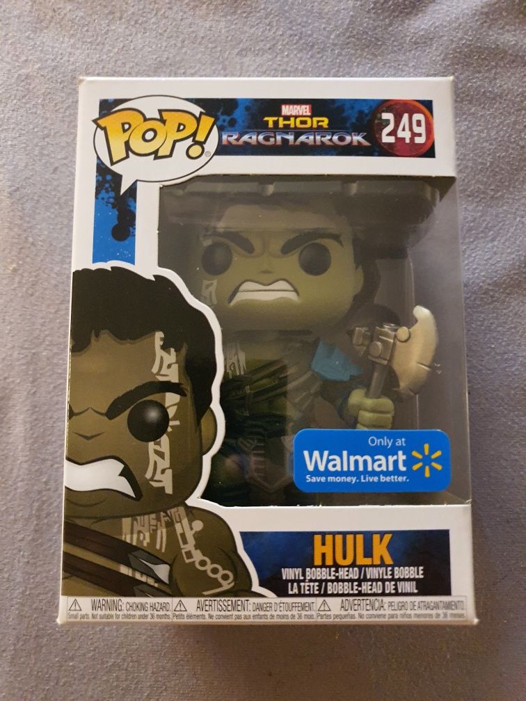 Funko Pop Marvel Thor Ragnarok Hulk Gladiator No Helmet Walmart Exclus