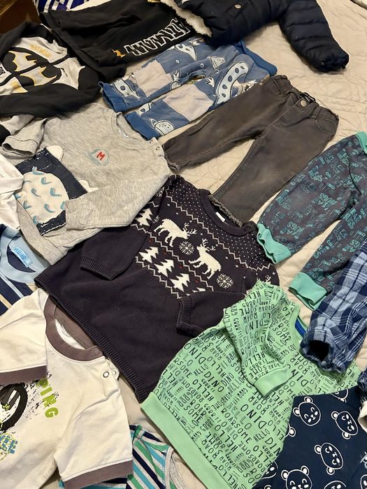 Paka ubranek dla chłopca - ponad 20 rzeczy w bdb stanie - rozm. 80/86.
