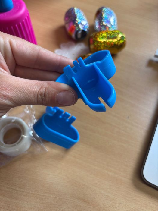 Pompka do balonów różowa z zmiennymi nasadkami