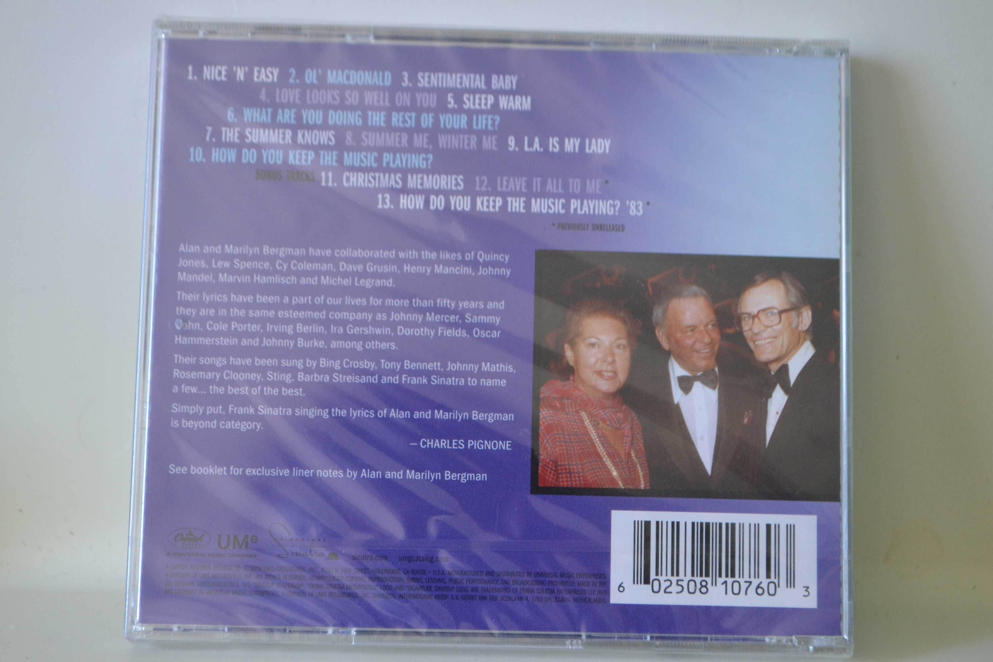 Frank Sinatra Sings Alan & Marilyn Bergman CD Nowa