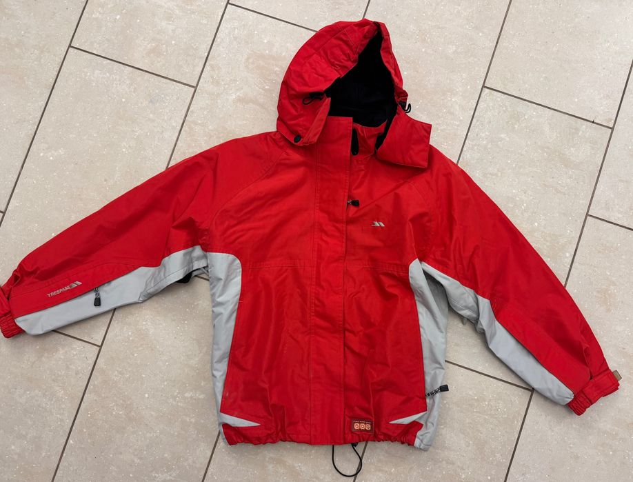 Trespass markowa kurtka czerwono- szara damska, narciarska  M jak nowa