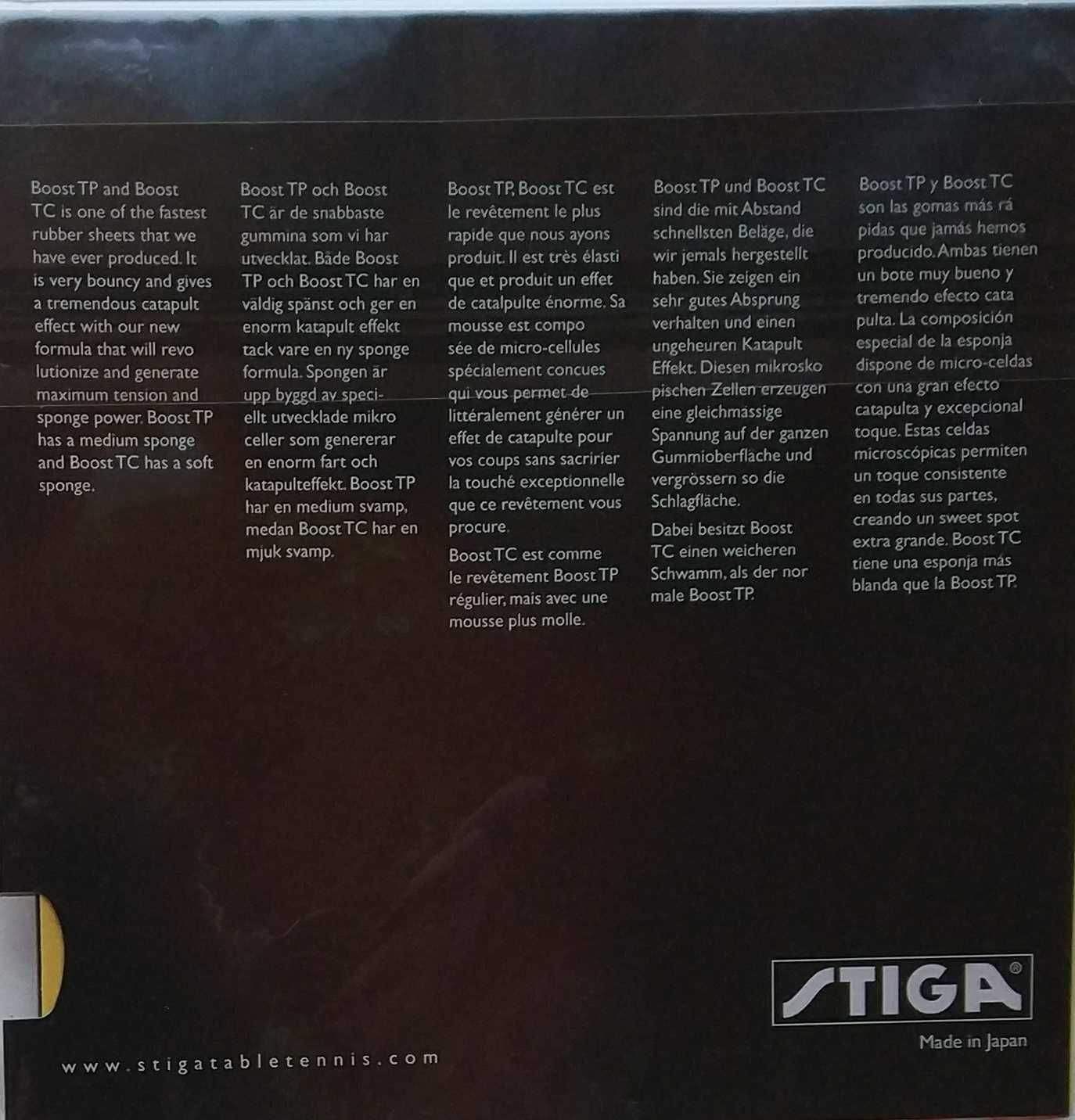 Накладка Stiga Almana Sound SynergyTech