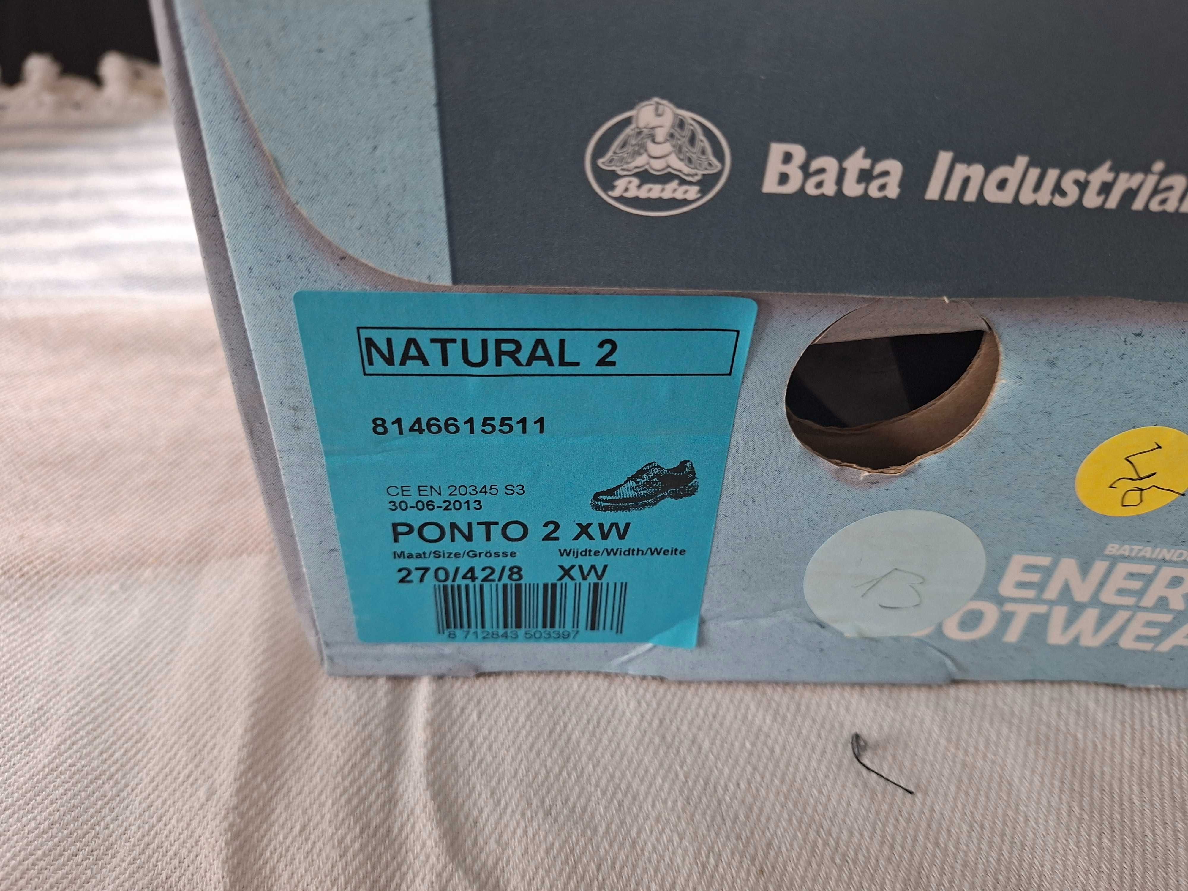 Buty robocze Bata Industrials Charge Ponnto 2 XW czarny 42