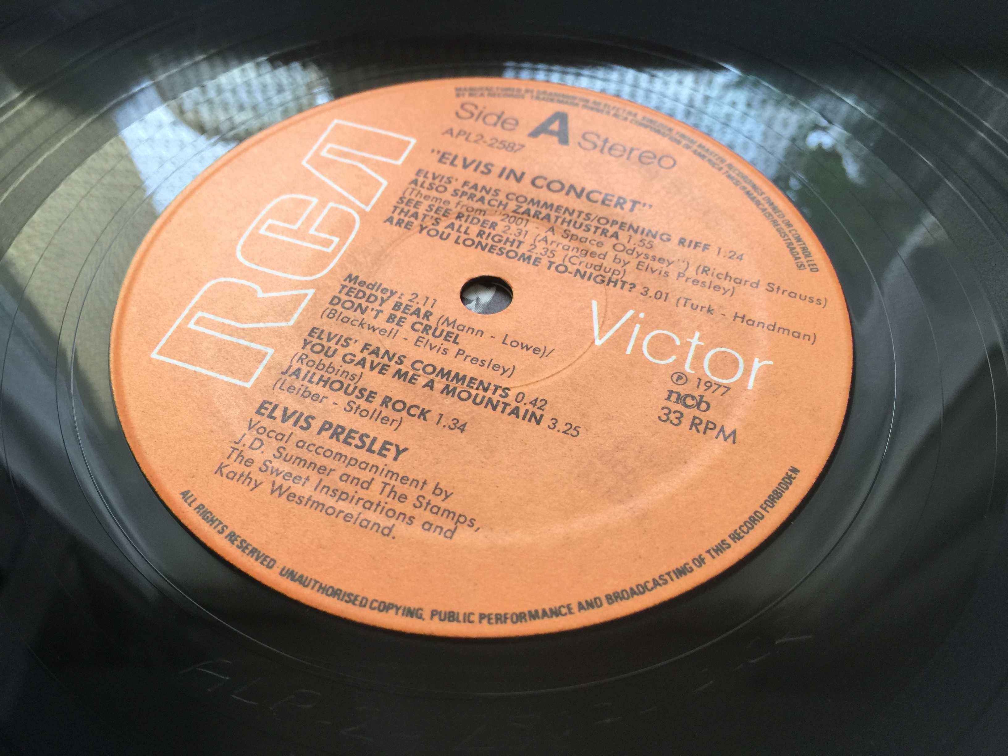 Elvis PRESLEY In Concert CBS-TV 1977 RCA 1-st Press 2 Winyle