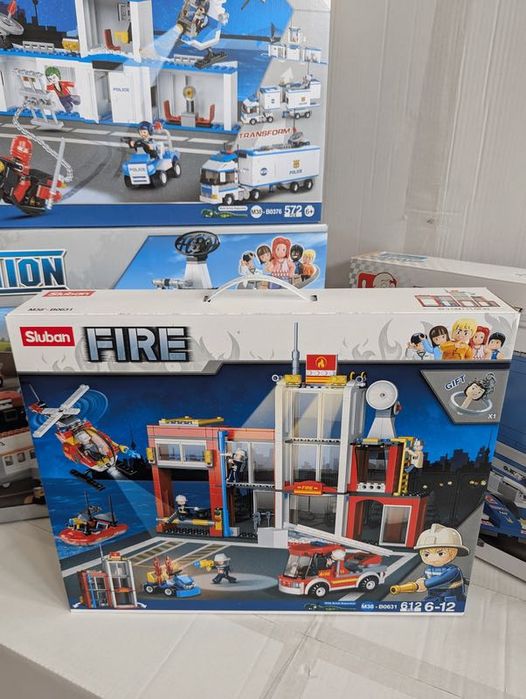 Конструктори дитячі sluban (lego, iblock)