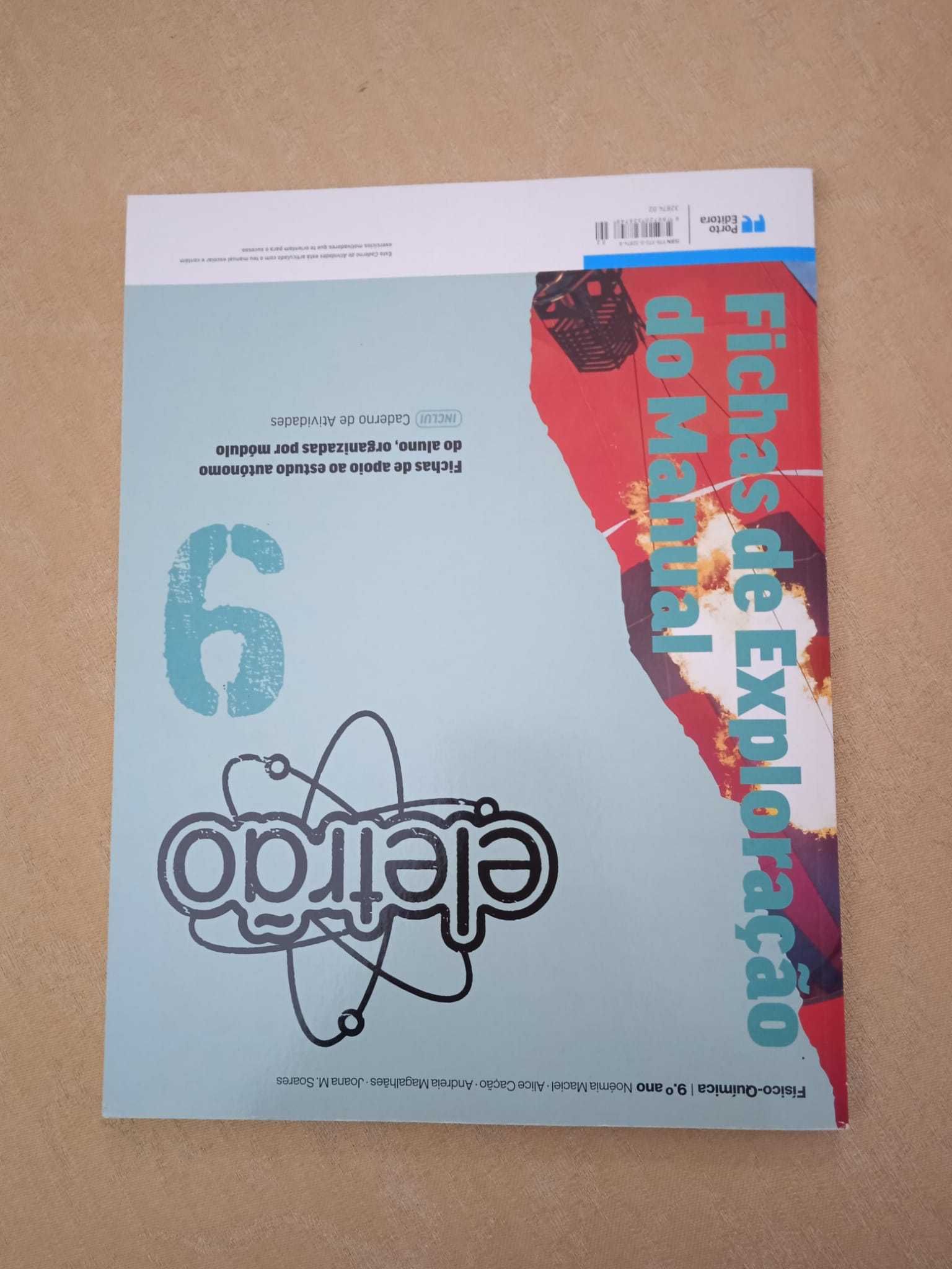 Caderno de Atividades - Eletrão - Físico-Química - 9.º Ano  (NOVO)