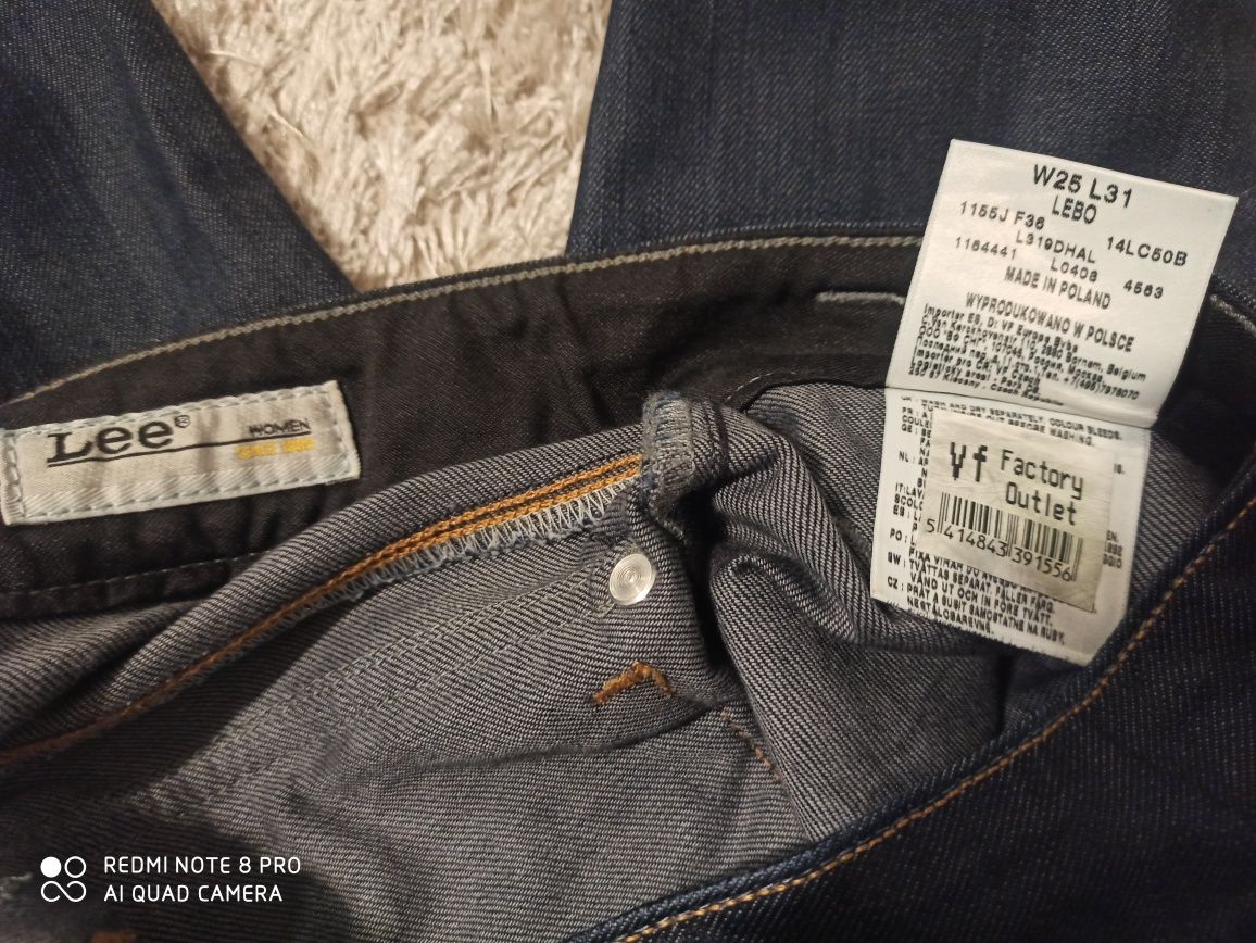 Lee Lebo damskie spodnie jeansowe 25/31