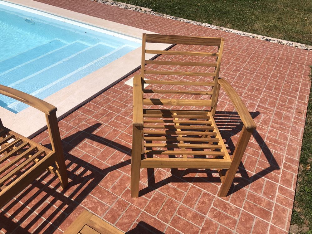 Conjuntos de jardim em madeira