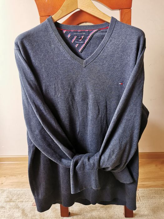 Sweter Tommy Hilfiger XL cotton cashmere