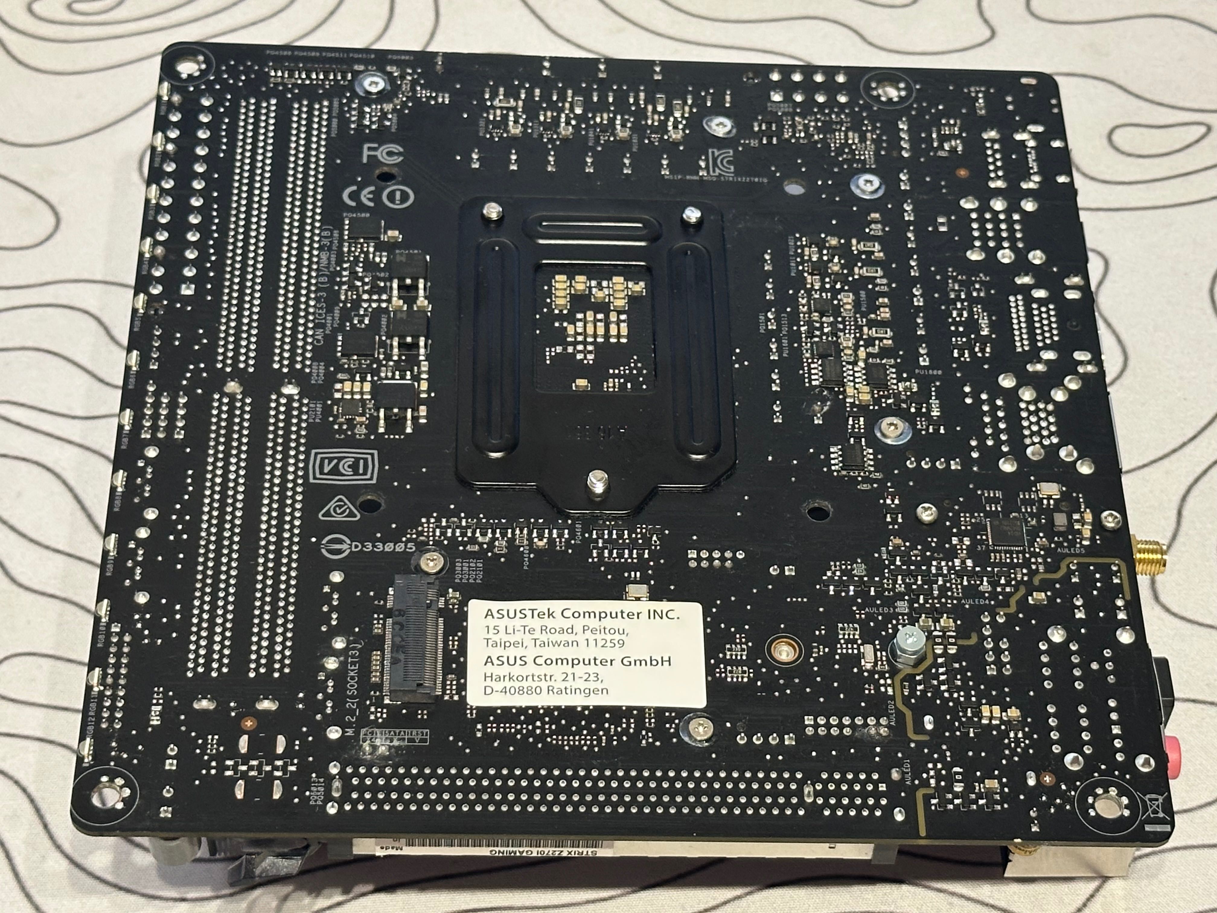 Zestaw itx Płyta główna Asus Strix Z270i+ i7 7700k+ ram Corsair 16gb