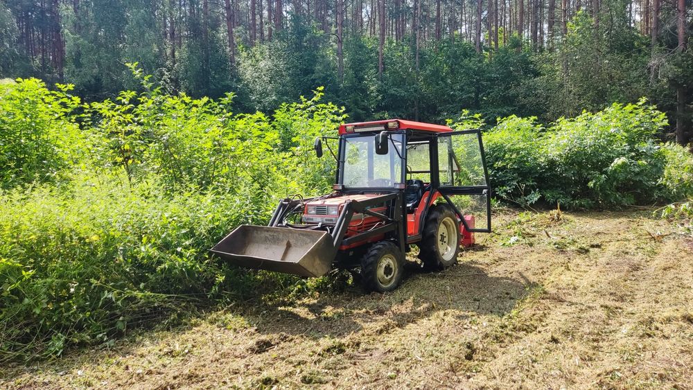 Usługi mini-traktorem glebogryzarka separacyjna koszenie działek orka