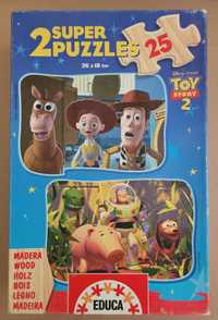 Puzzle Toy Story 2× 25 elementów