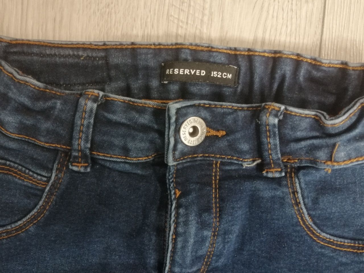 Spodnie jeansowe ZARA RESERVED 152 dla dziewczynki