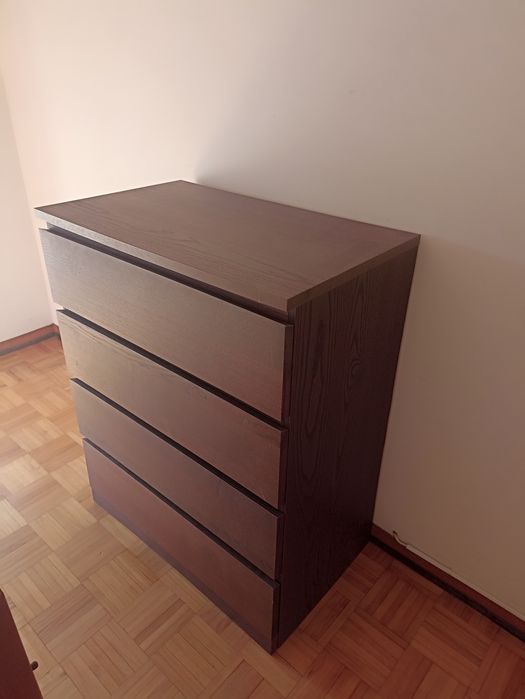 Móvel malm ikea castanho
