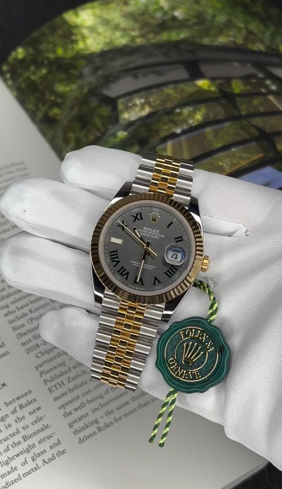 Rolex Datejust 904l Stainless, zegarek pod reka