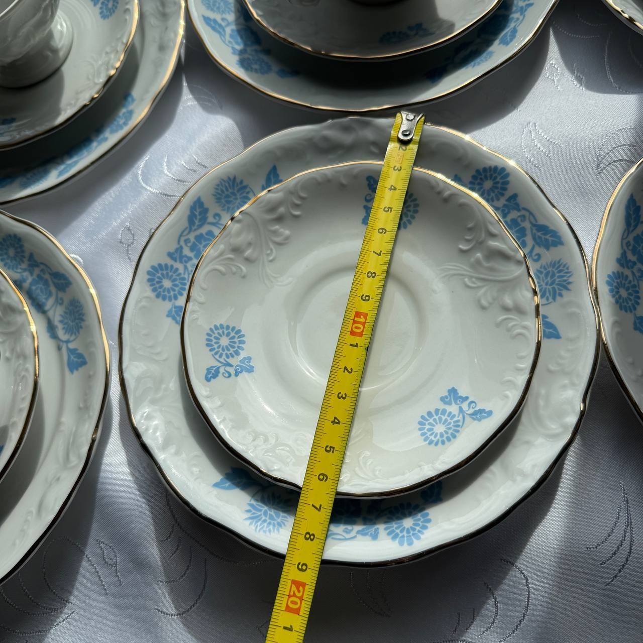 Serwis kawowo-śniadaniowy Wałbrzych Fryderyka Porcelana PRL