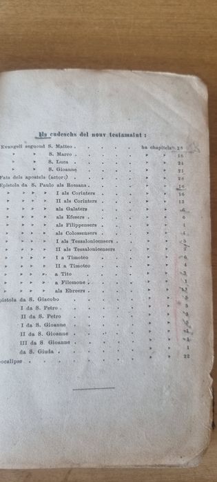 Novo testamento, exemplar em língua francesa