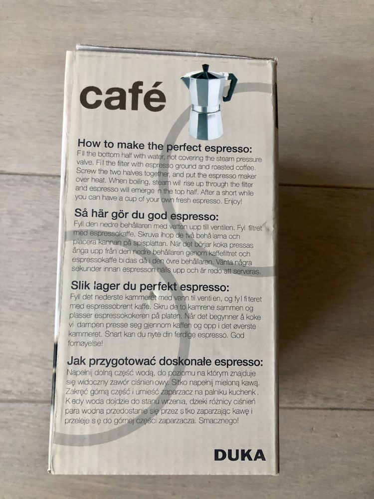 Kawiarka Duka na 6 espresso